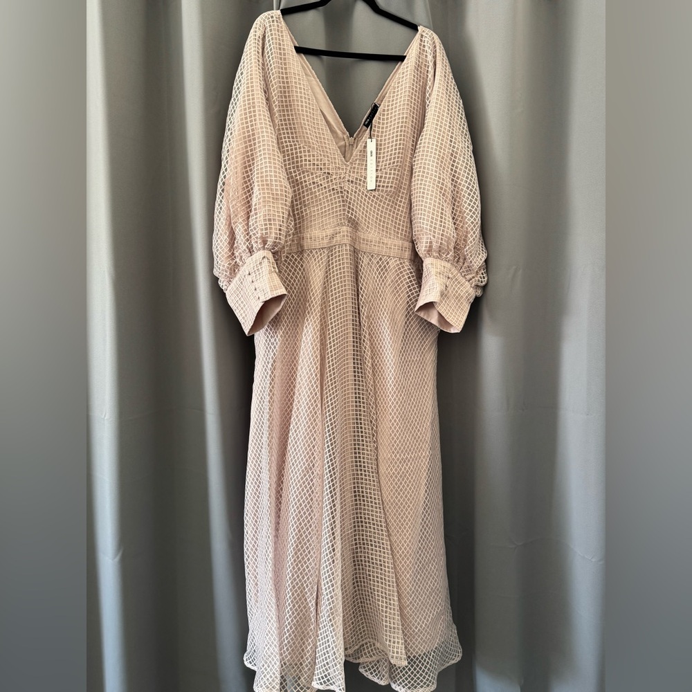 ASOS Editions pale pink maxi